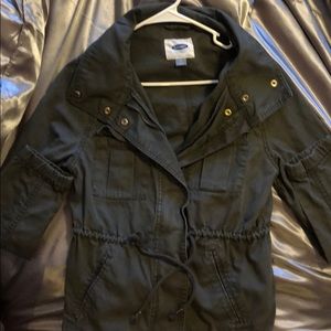 Olive green jacket!